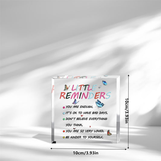 THRIVEWARE Clear Strength Affirmation Plaque