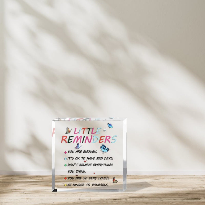 THRIVEWARE Clear Strength Affirmation Plaque