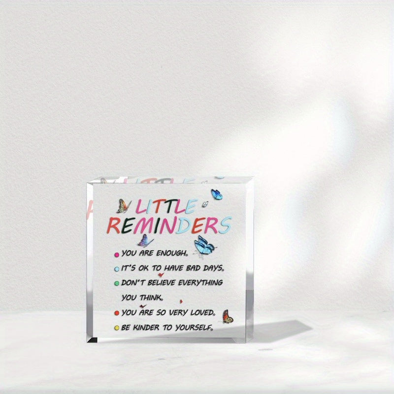 THRIVEWARE Clear Strength Affirmation Plaque