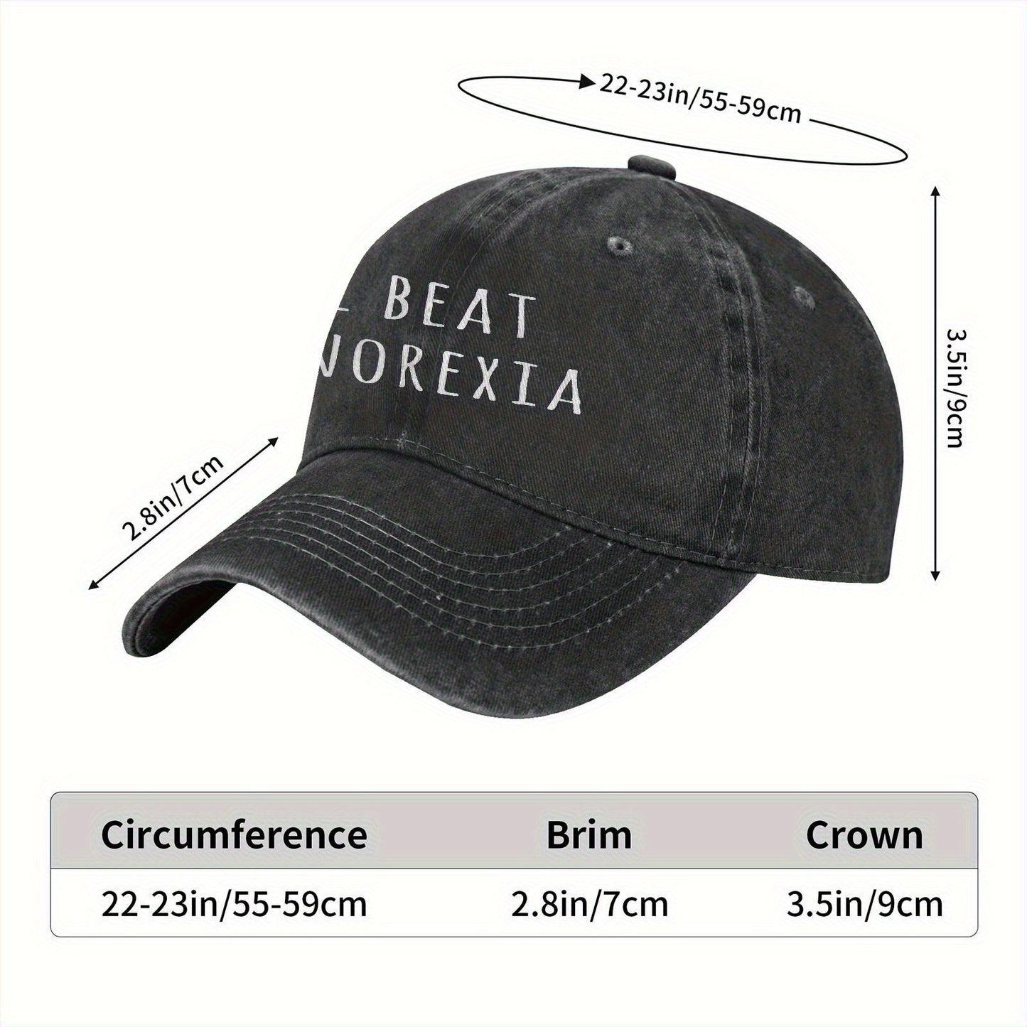 THRIVEWARE “I Beat Anorexia” Cap