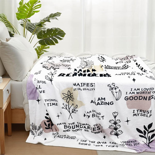 THRIVEWARE Wrap in Light Affirmation Blanket