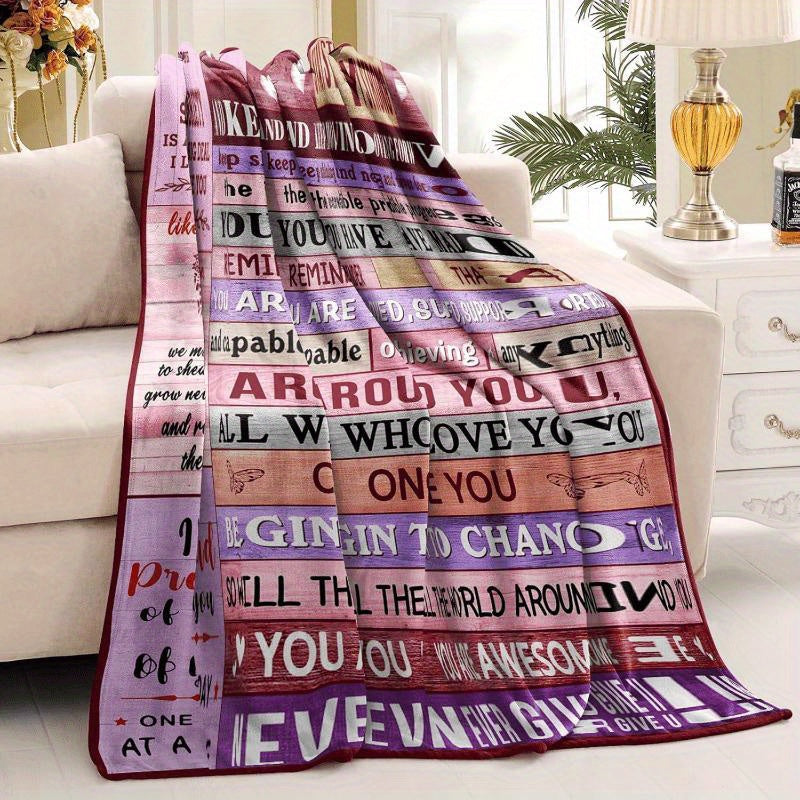 THRIVEWARE Wrap of Words Blanket