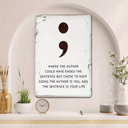 THRIVEWARE Grace in Recovery Metal Sign