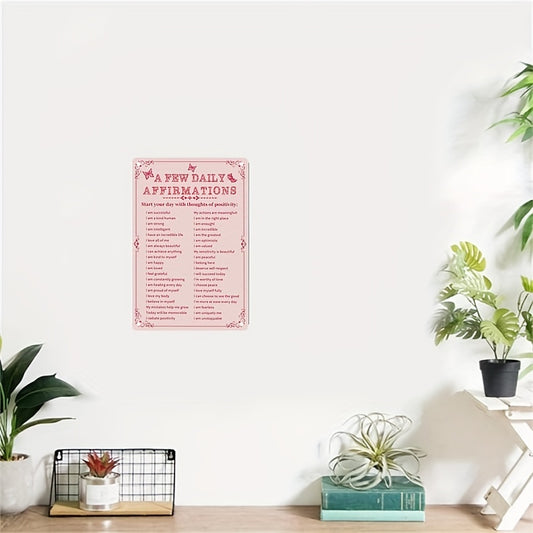 THRIVEWARE Daily Dose of Brave – Affirmation Wall Art