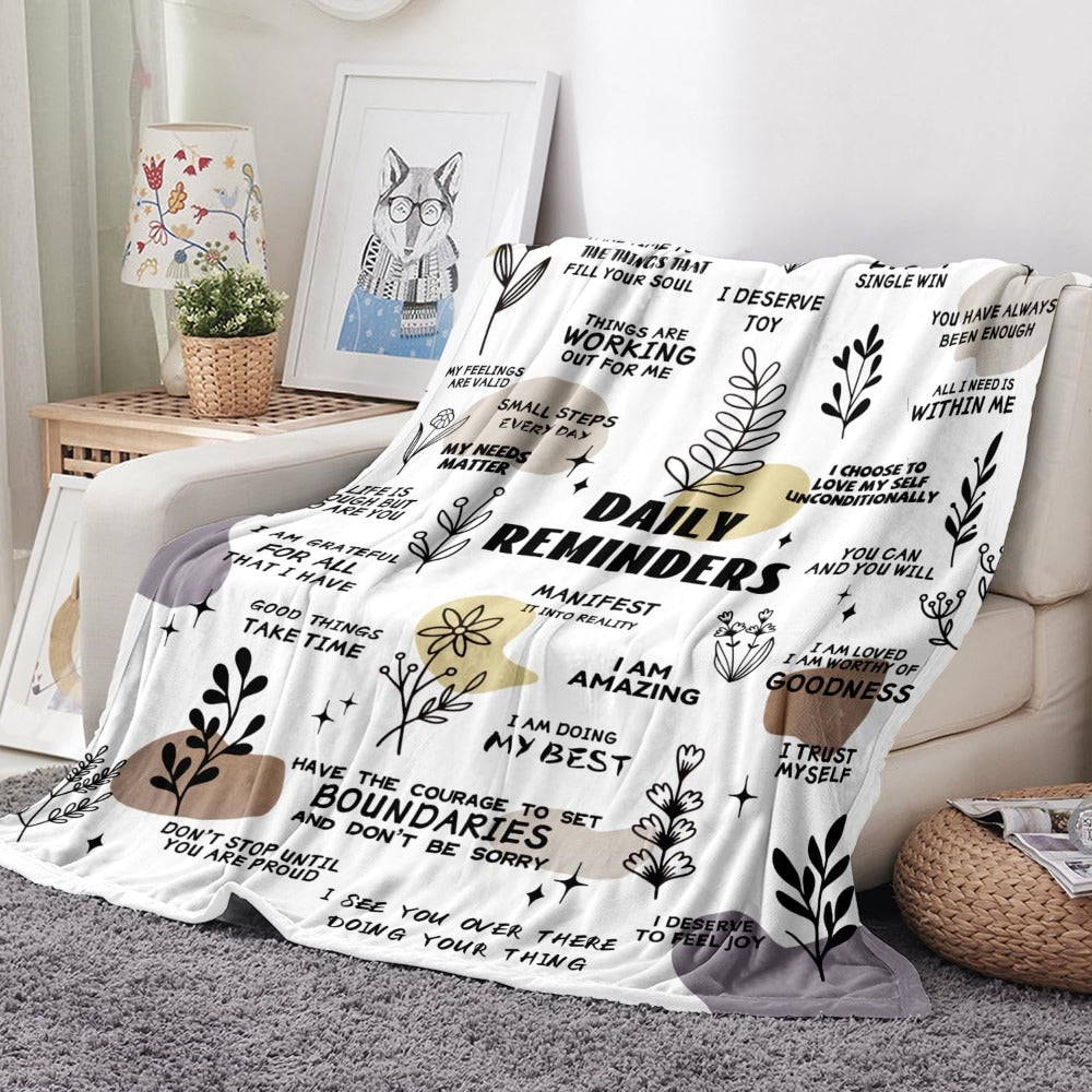 THRIVEWARE Wrap in Light Affirmation Blanket