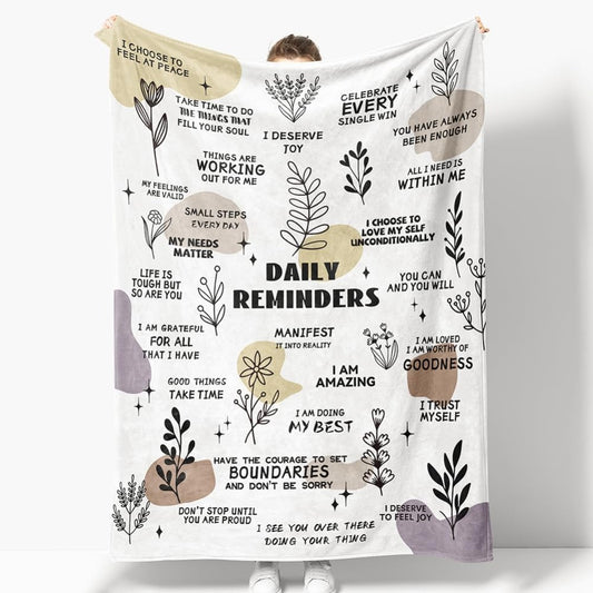 THRIVEWARE Wrap in Light Affirmation Blanket