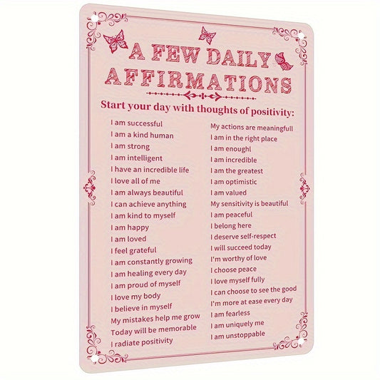 THRIVEWARE Daily Dose of Brave – Affirmation Wall Art